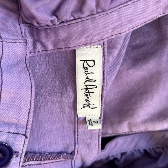 RACHEL ANTONOFF LILAC LULU STRECH DENIM DRESS SIZE 2 NEW NEVER WORN - Picture 5 of 6